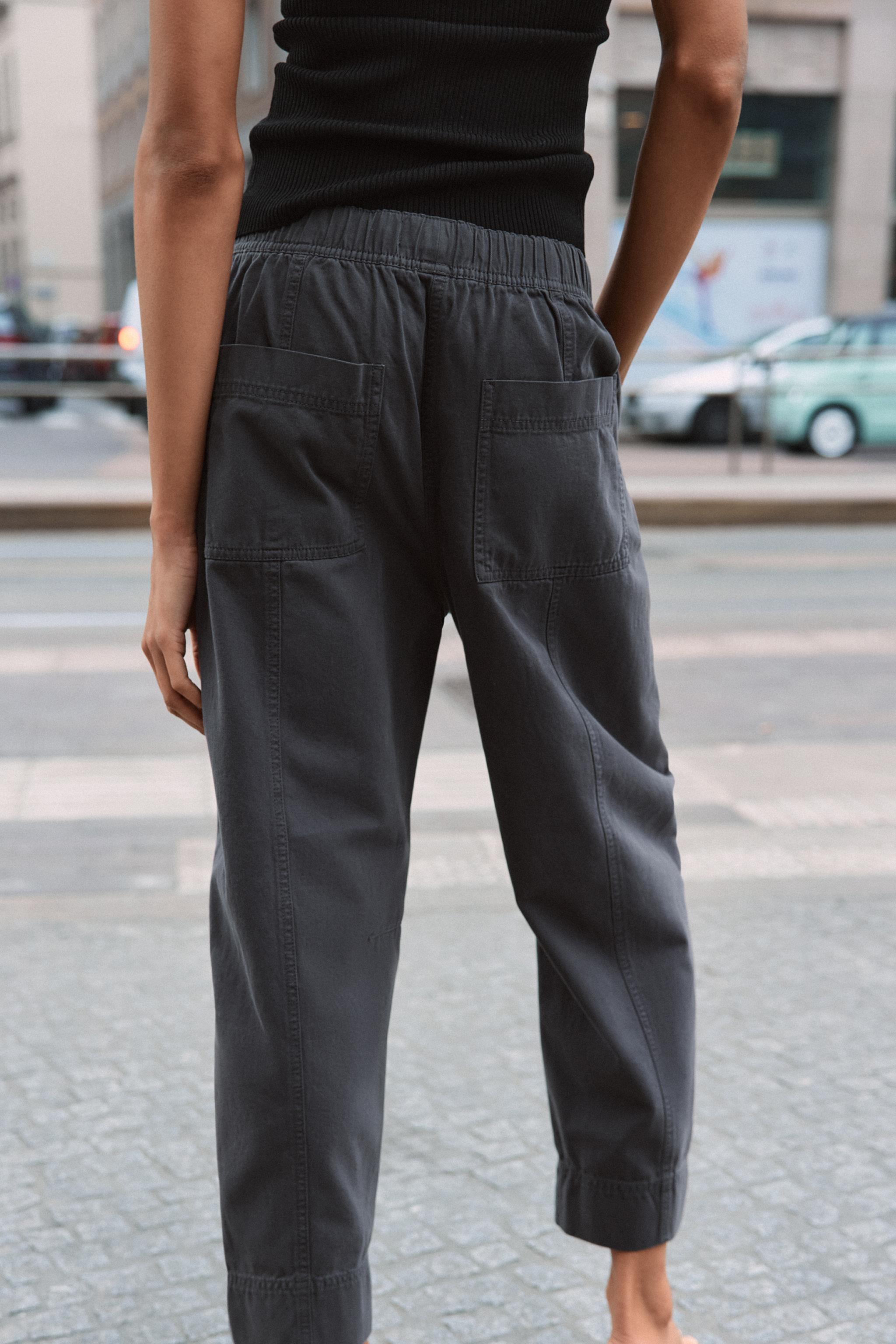 ELASTIC WAIST PANTS